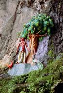 Hindu Shrine in Cave Walls, Batu Caves, Kuala Lumpur